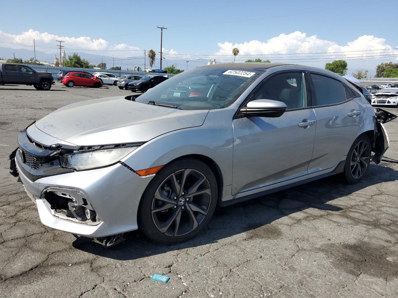 HONDA CIVIC SPOR 2018 silver  gas SHHFK7H94JU425223 photo #1