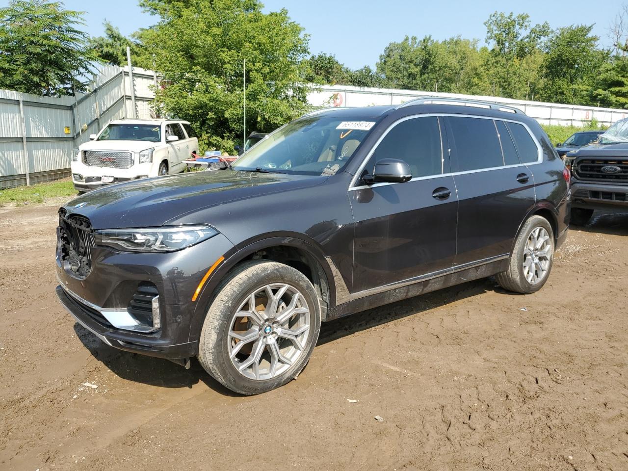 BMW X7 XDRIVE4 2020 gray  gas 5UXCW2C04L9C40690 photo #1