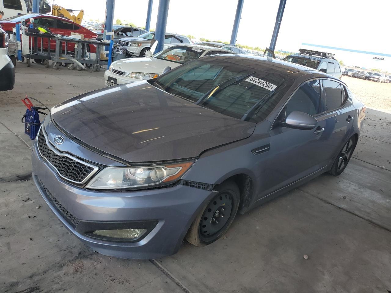 KIA OPTIMA HYB 2012 charcoal  hybrid engine KNAGM4AD8C5019704 photo #1