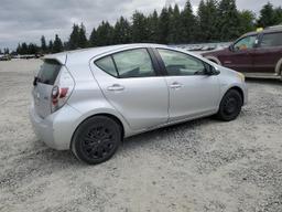 TOYOTA PRIUS C 2012 silver  hybrid engine JTDKDTB3XC1517777 photo #4