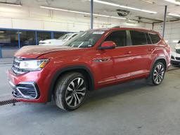 VOLKSWAGEN ATLAS SEL 2021 red  gas 1V2SR2CA2MC512909 photo #2