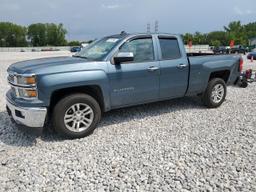 CHEVROLET SILVERADO 2014 blue 4dr ext gas 1GCVKREH3EZ179690 photo #2