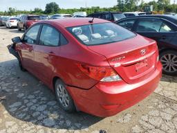 HYUNDAI ACCENT GLS 2013 red  gas KMHCT4AE0DU560990 photo #3