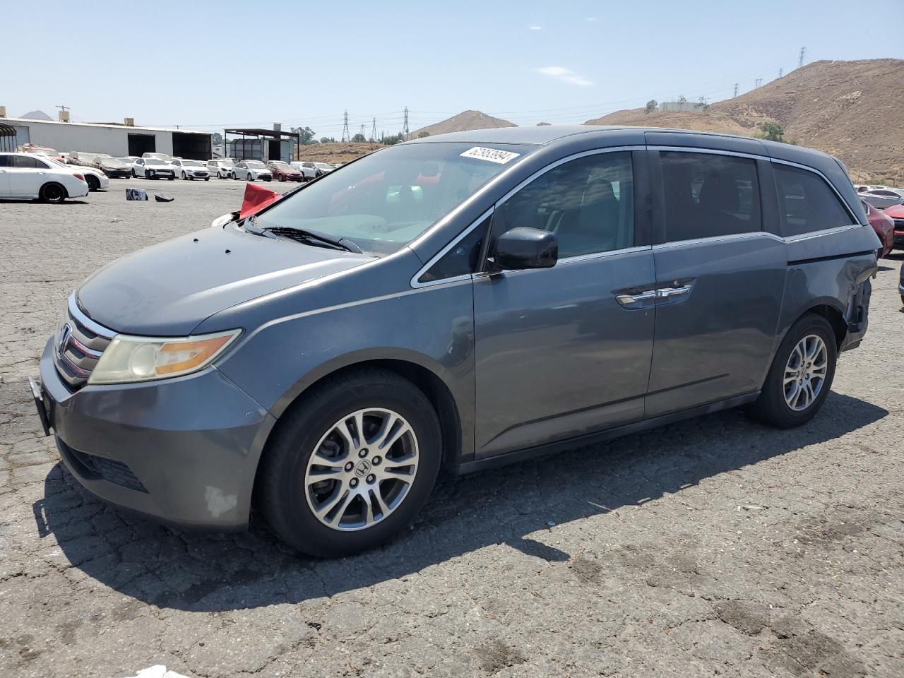 HONDA ODYSSEY EX 2011 gray  gas 5FNRL5H40BB076292 photo #1