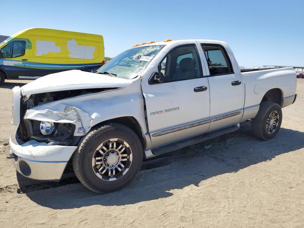 DODGE RAM 3500 S 2003 white  diesel 3D3LA38613G819773 photo #1