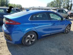 HYUNDAI IONIQ SEL 2018 blue  hybrid engine KMHC75LC7JU094265 photo #4