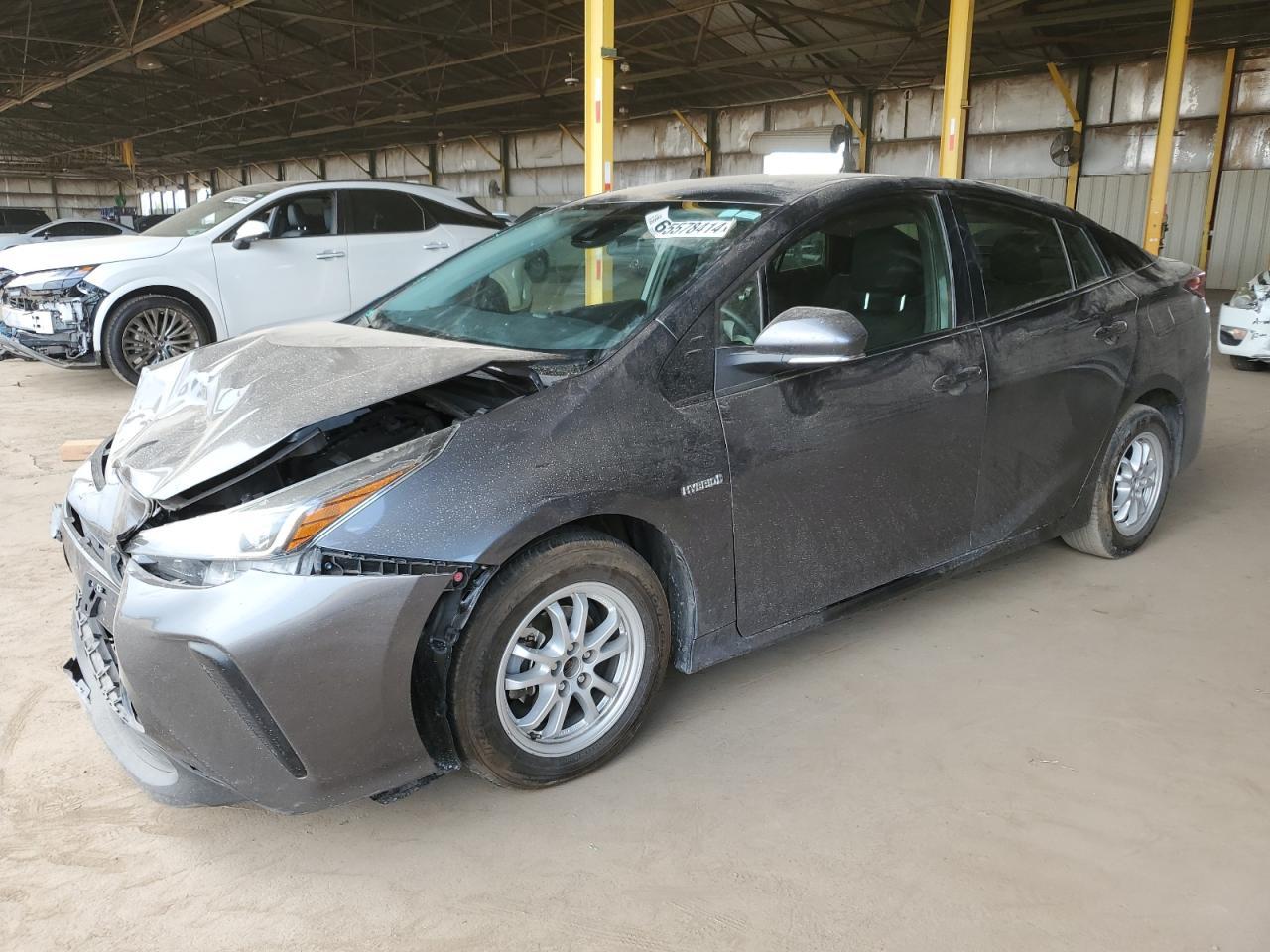 TOYOTA PRIUS NIGH 2022 gray  hybrid engine JTDKAMFU5N3174496 photo #1