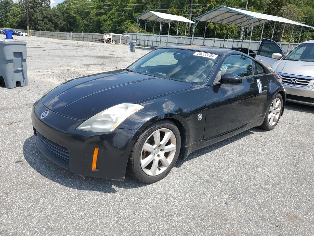 NISSAN 350Z COUPE 2004 black  gas JN1AZ34D04M102649 photo #1