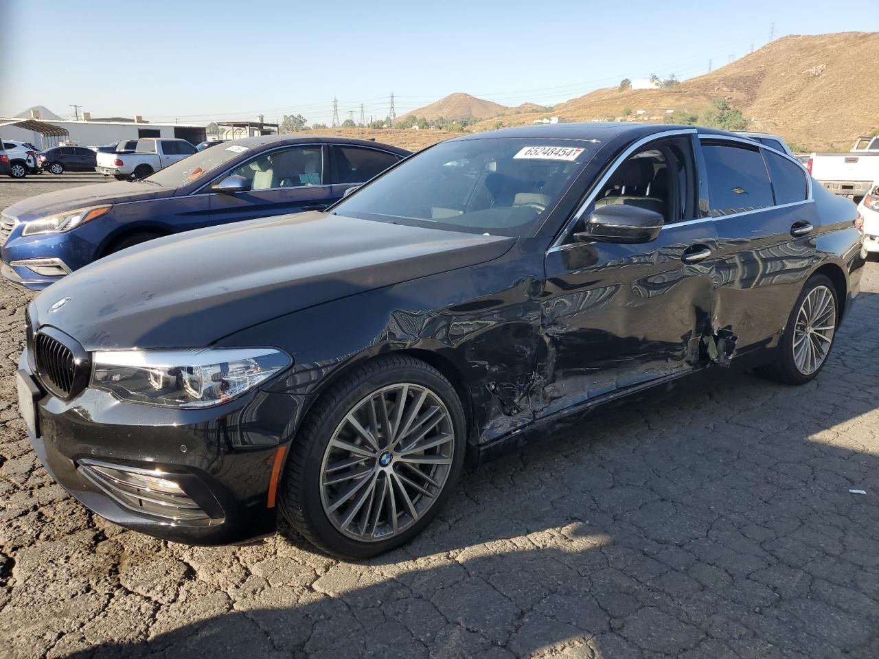 BMW 530 I 2018 black  gas WBAJA5C50JWA37151 photo #1