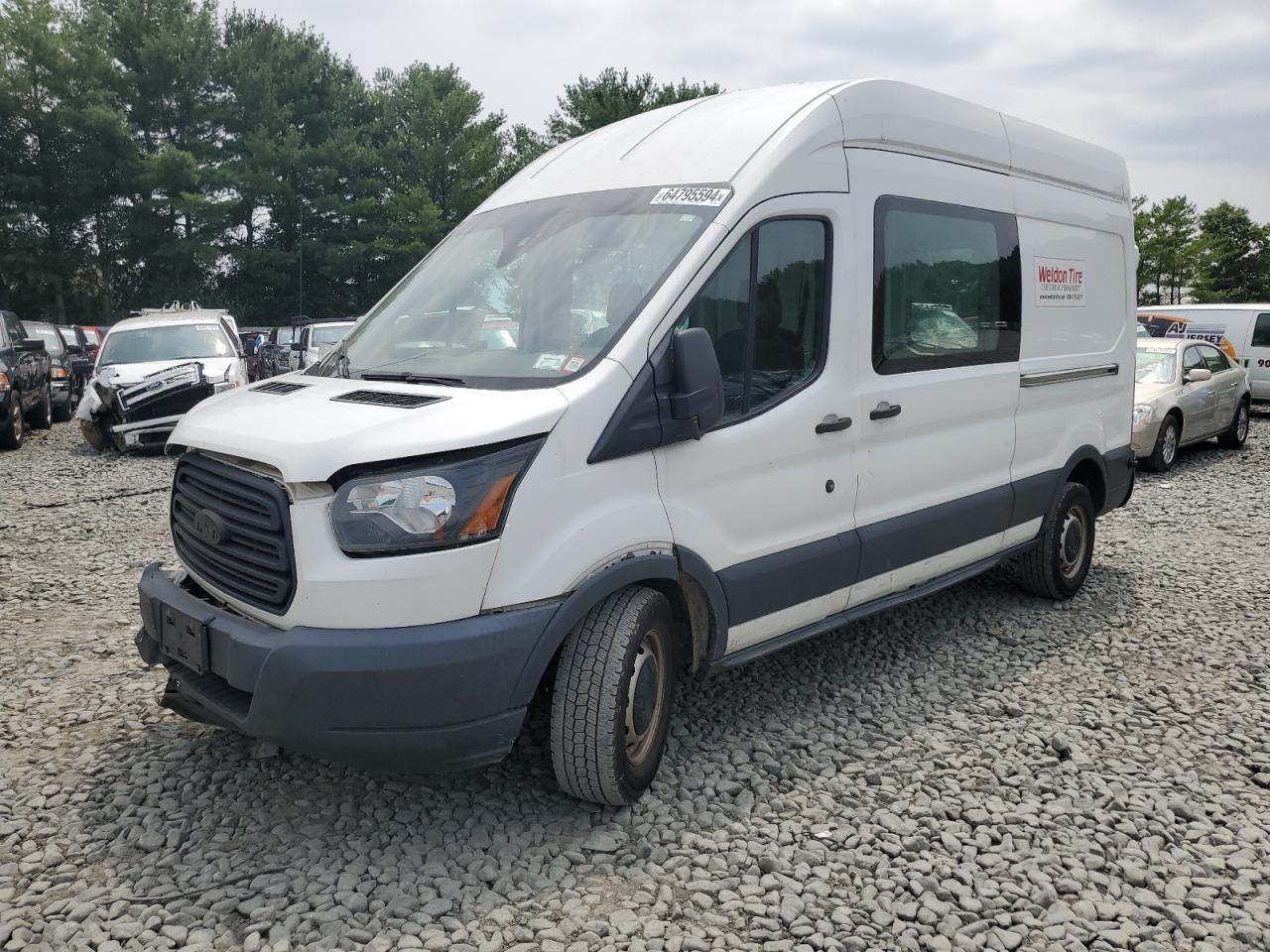 FORD TRANSIT T- 2017 white  gas 1FTYR2UM2HKA35978 photo #1