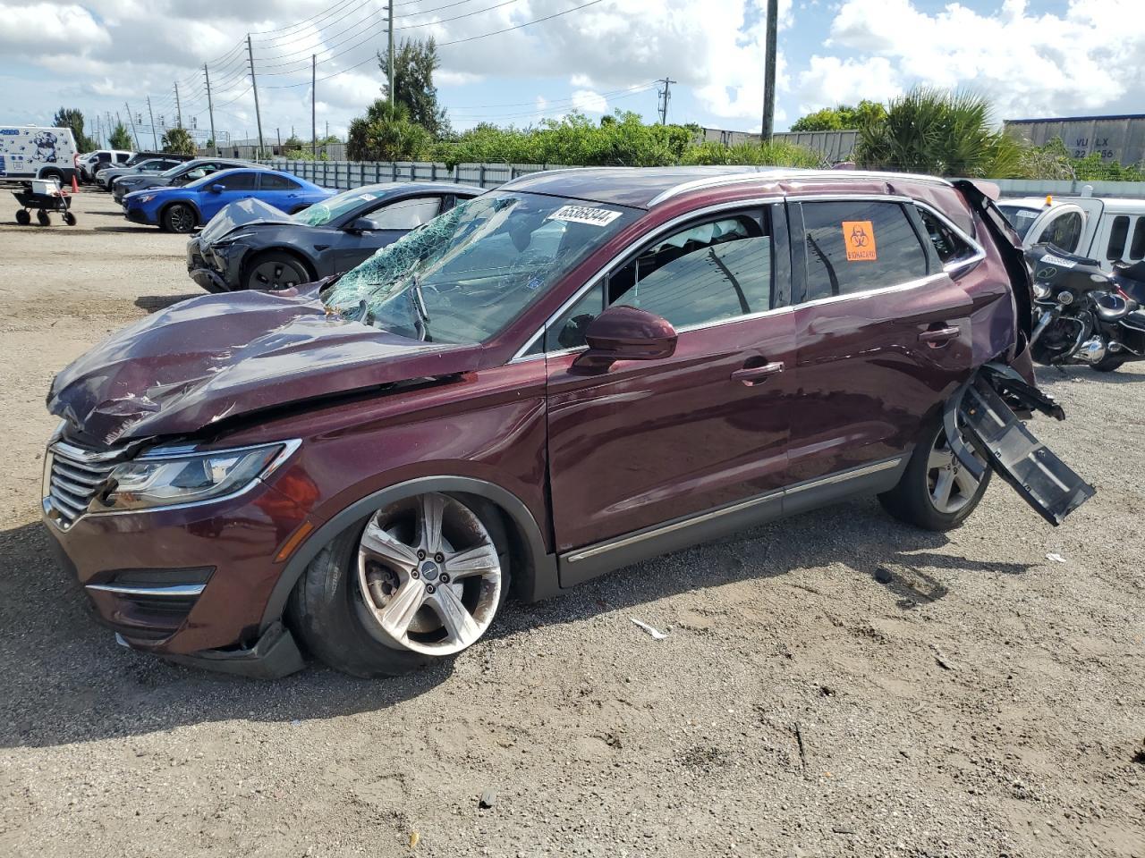 LINCOLN MKC PREMIE 2016 burgundy  gas 5LMCJ1C99GUJ05027 photo #1