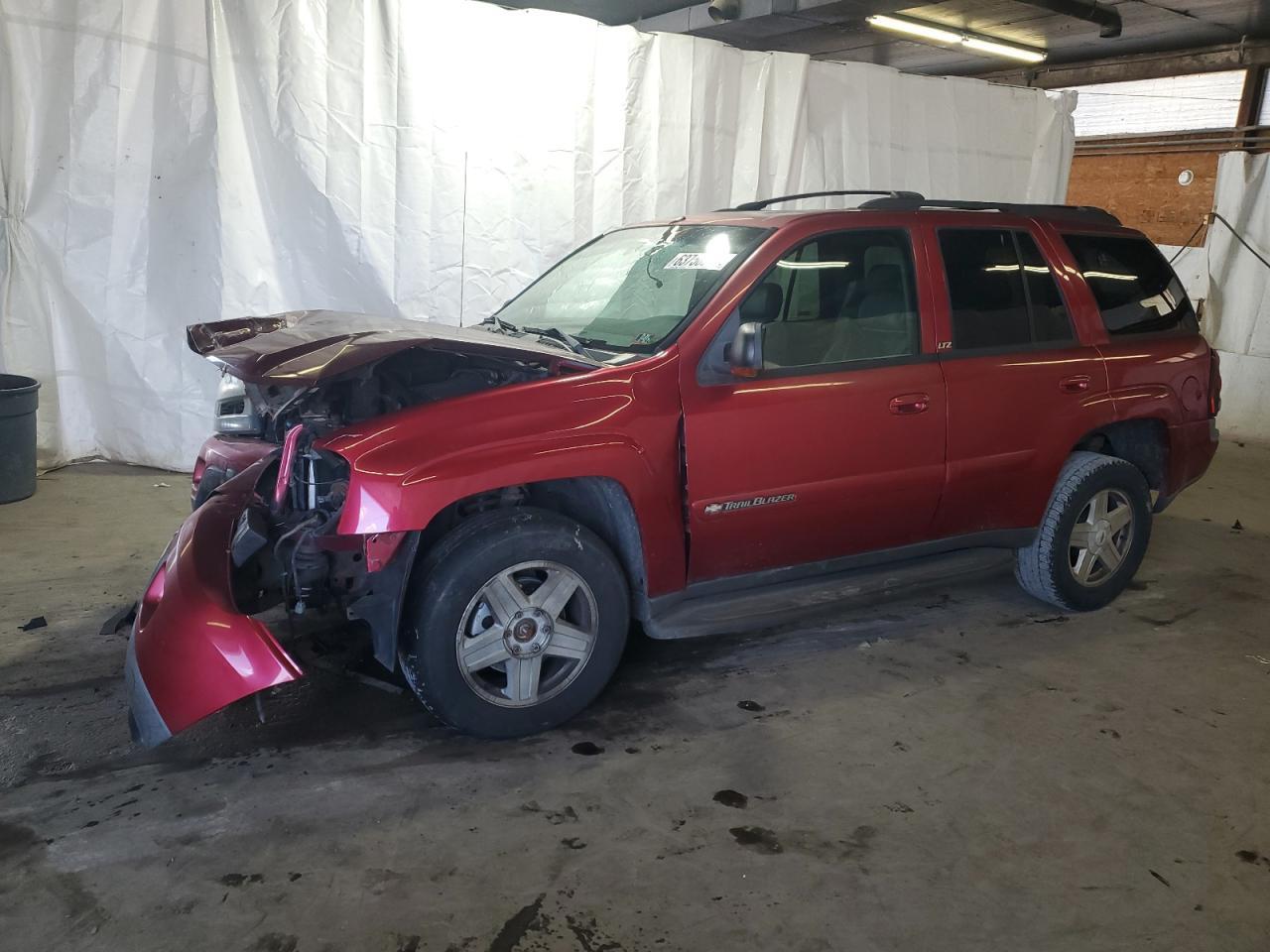 CHEVROLET TRAILBLAZE 2002 maroon  gas 1GNDT13S322197501 photo #1