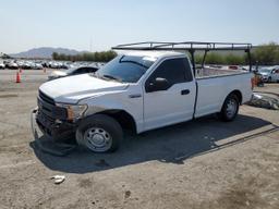 FORD F150 2018 white  gas 1FTMF1CB2JKG06070 photo #2