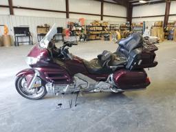 HONDA GL1800 A 2007 burgundy road/str gas 1HFSC47587A600963 photo #4