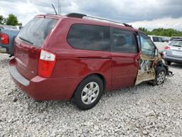 KIA SEDONA EX 2009 maroon sports v gas KNDMB233896286669 photo #4