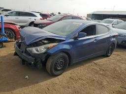 HYUNDAI ELANTRA SE 2016 blue  gas 5NPDH4AE0GH680913 photo #2