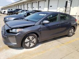 HYUNDAI IONIQ BLUE 2019 gray  hybrid engine KMHC65LC2KU173959 photo #2