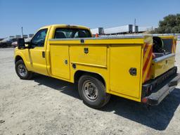 FORD F250 SUPER 2016 yellow pickup gas 1FDBF2A60GEA74288 photo #3