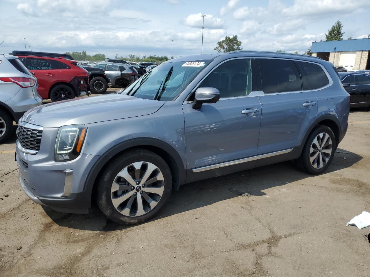 KIA TELLURIDE 2020 silver  gas 5XYP6DHC8LG007151 photo #1