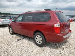 KIA SEDONA EX 2009 maroon sports v gas KNDMB233896286669 photo #3