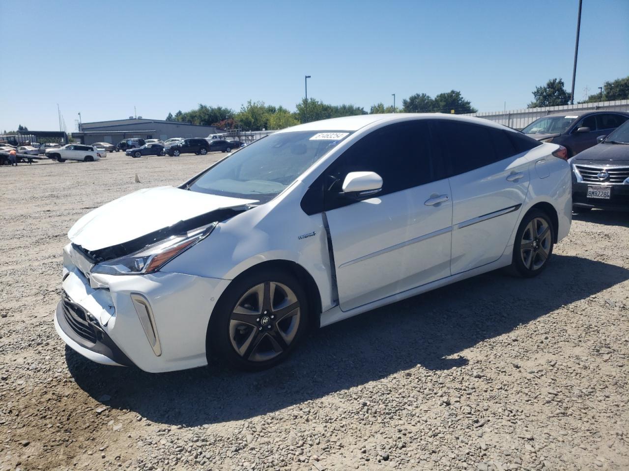 TOYOTA PRIUS NIGH 2022 white  hybrid engine JTDKAMFU4N3160329 photo #1