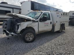 FORD F350 SUPER 2016 white chassis gas 1FDBF3E60GEA85131 photo #2