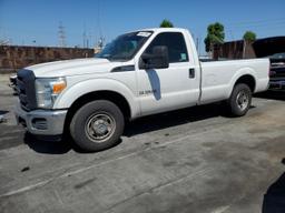 FORD F250 SUPER 2014 white  gas 1FTBF2A60EEA79136 photo #2