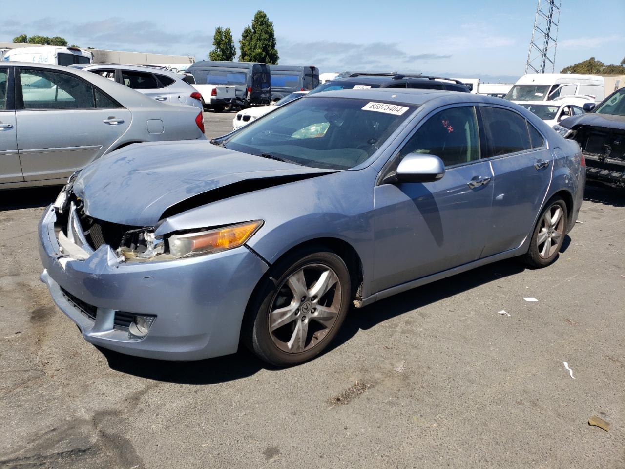 ACURA TSX 2009 silver  gas JH4CU26639C030709 photo #1