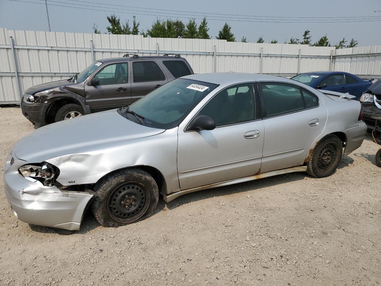 PONTIAC GRAND AM S 2005 silver sedan 4d gas 1G2NE52E65M252899 photo #1