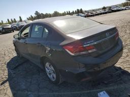 HONDA CIVIC LX 2013 black  gas 19XFB2F57DE275333 photo #3