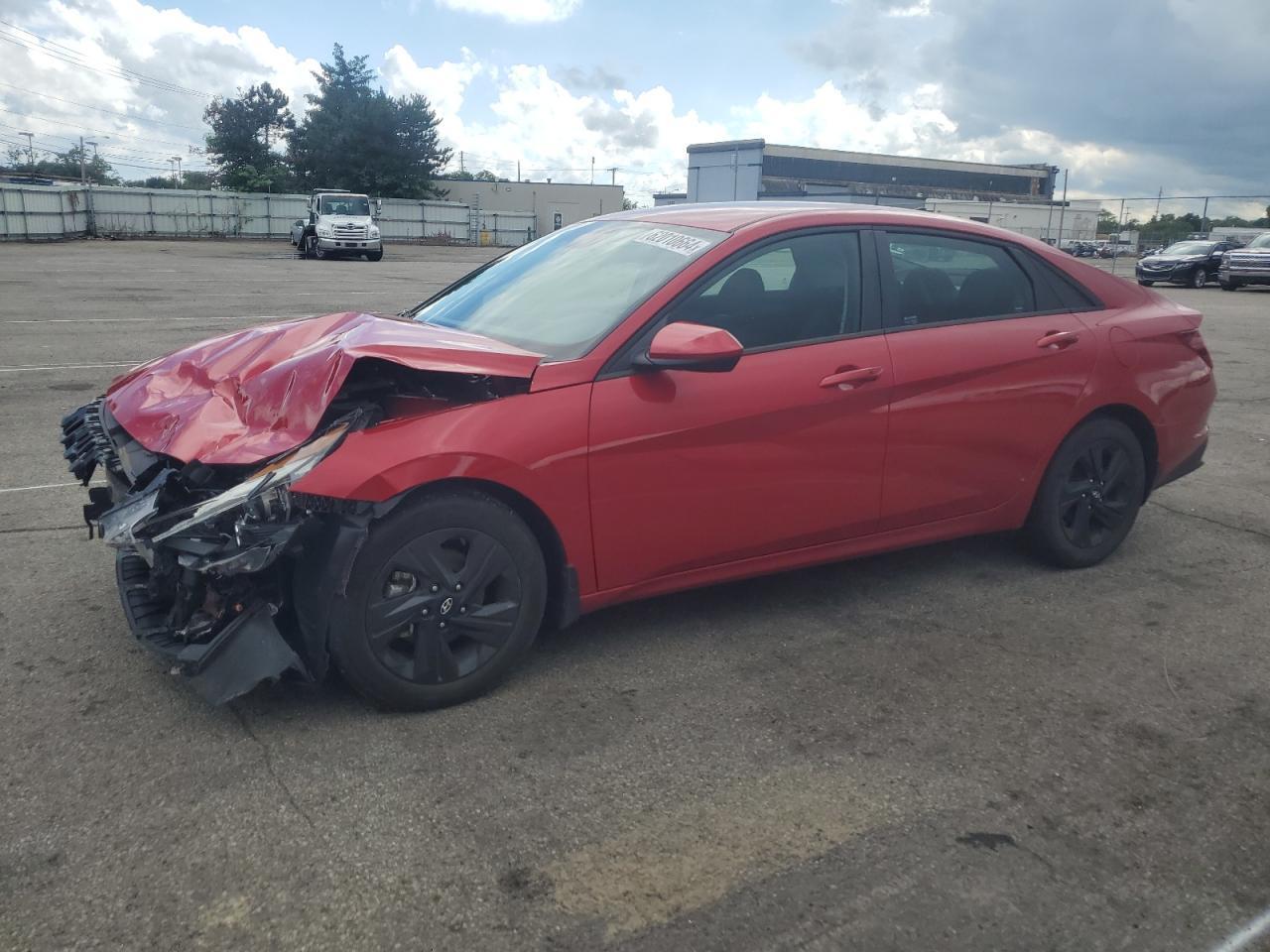 HYUNDAI ELANTRA SE 2022 maroon  gas 5NPLS4AG8NH059866 photo #1