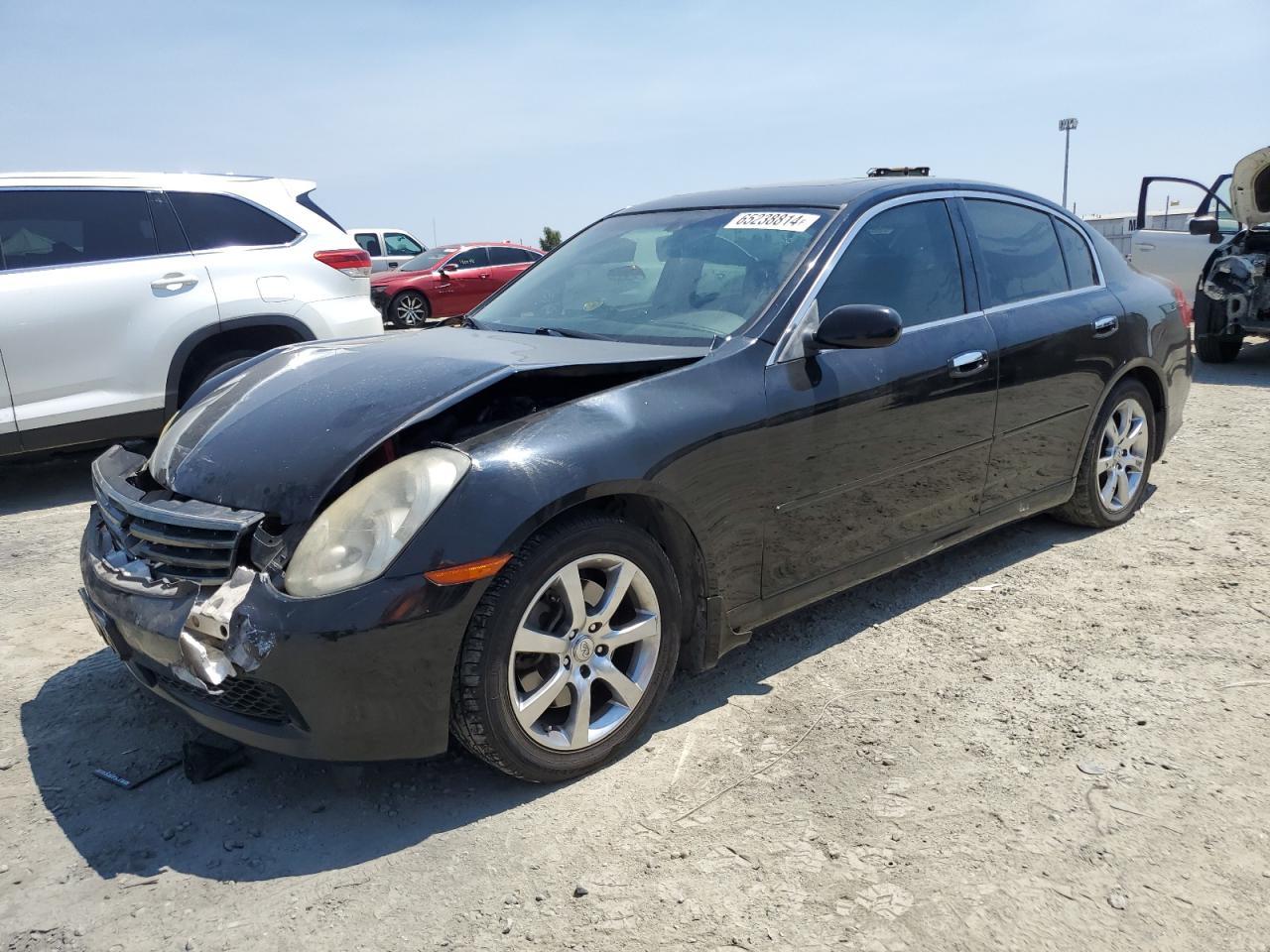 INFINITI G35 2006 black  gas JNKCV51E46M516366 photo #1