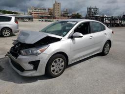 KIA RIO LX 2022 silver  gas 3KPA24AD2NE506127 photo #2