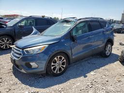 FORD ESCAPE SE 2018 blue  gas 1FMCU9GD4JUA73313 photo #2