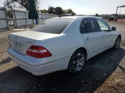 LEXUS LS 430 2005 white sedan 4d gas JTHBN36FX55017856 photo #4