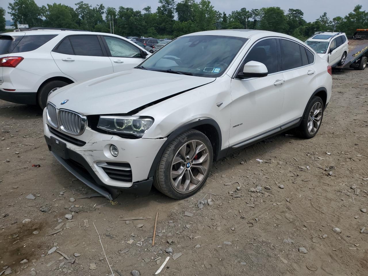 BMW X4 XDRIVE2 2016 white 4dr spor gas 5UXXW3C56G0R22366 photo #1