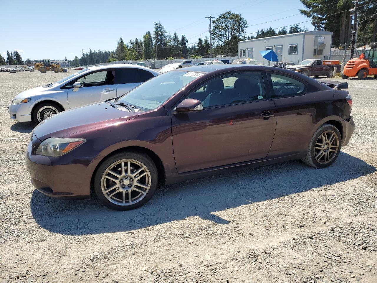 TOYOTA SCION TC 2010 maroon  gas JTKDE3B77A0321767 photo #1