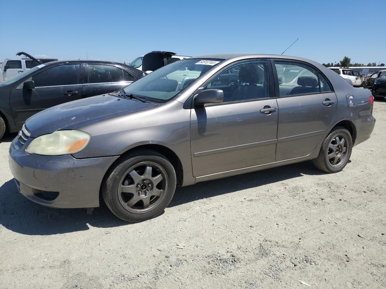 TOYOTA COROLLA CE 2004 gray  gas 1NXBR32E94Z191145 photo #1