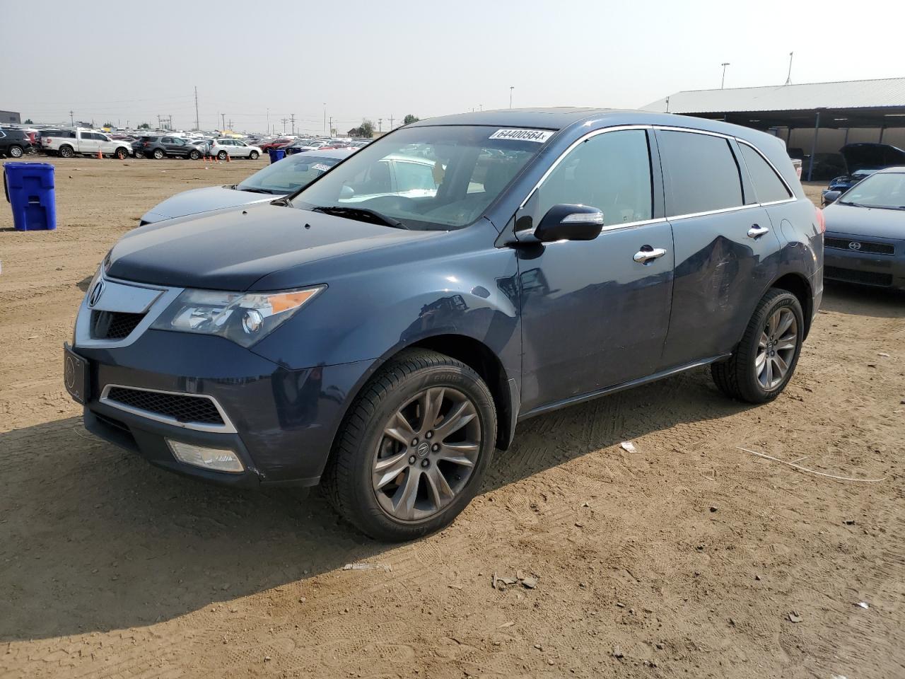 ACURA MDX ADVANC 2012 blue  gas 2HNYD2H63CH508050 photo #1