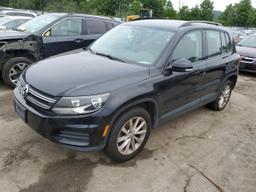 VOLKSWAGEN TIGUAN S 2017 black  gas WVGBV7AX0HK047541 photo #2