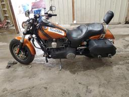 HARLEY-DAVIDSON FXDF DYNA 2014 orange  gas 1HD1GYM15EC328794 photo #4