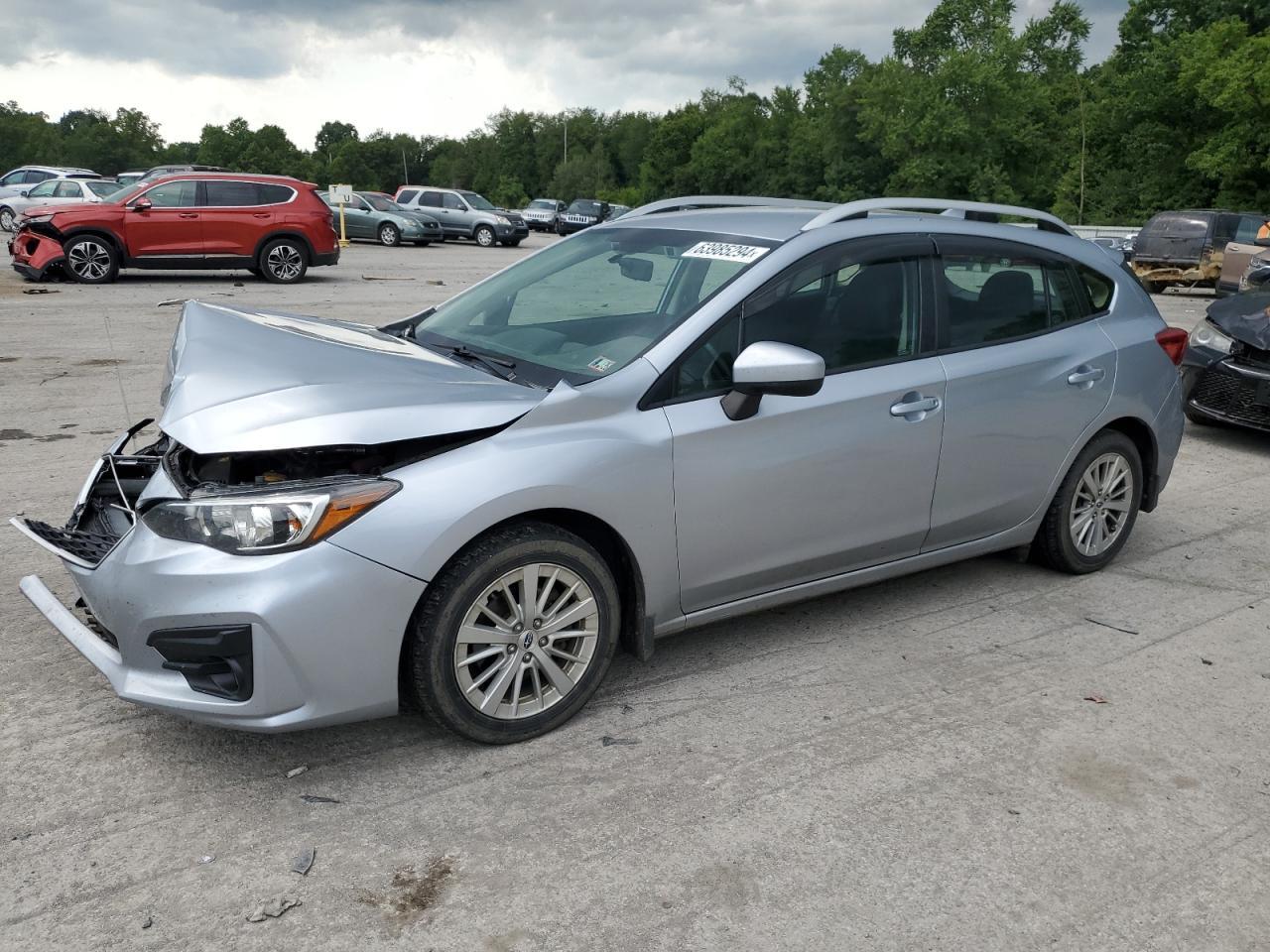 SUBARU IMPREZA PR 2018 silver  gas 4S3GTAD6XJ3747471 photo #1