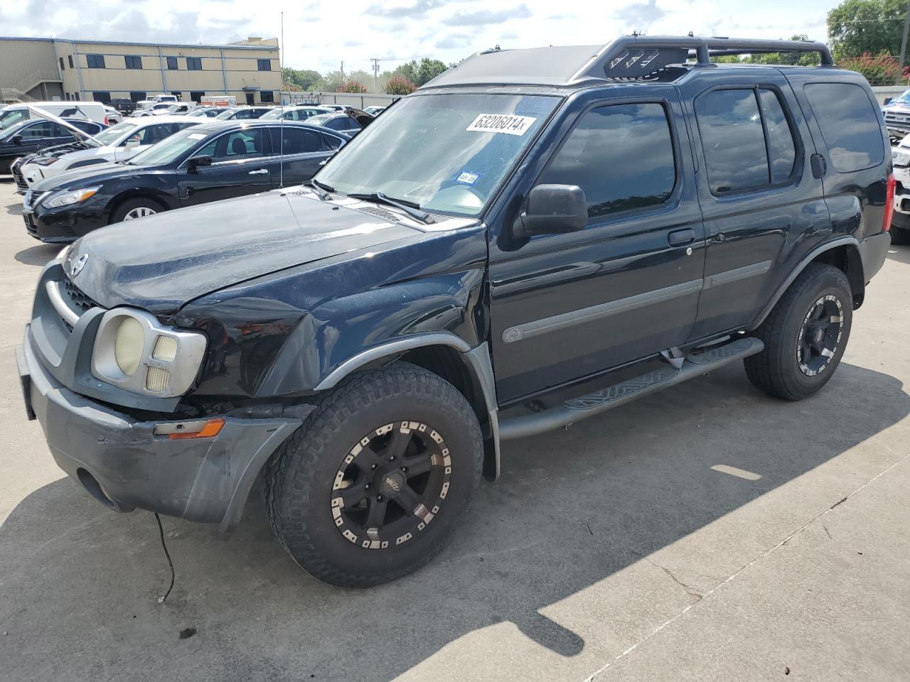 NISSAN XTERRA XE 2004 black  gas 5N1ED28TX4C622707 photo #1