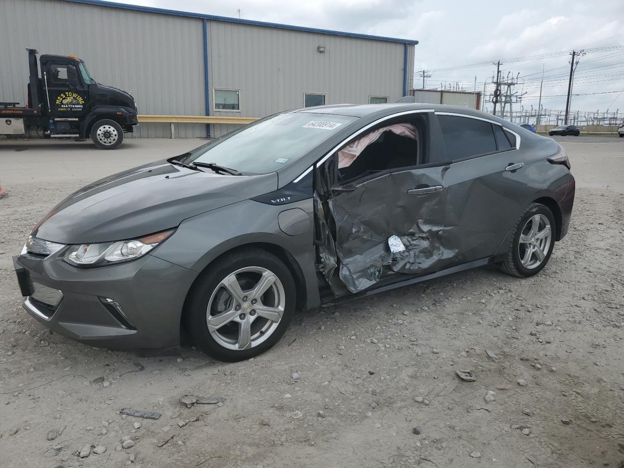 CHEVROLET VOLT LT 2017 gray  hybrid engine 1G1RA6S56HU190559 photo #1