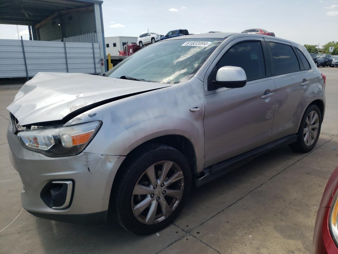 MITSUBISHI OUTLANDER 2015 silver 4dr spor gas 4A4AP3AU7FE046156 photo #1