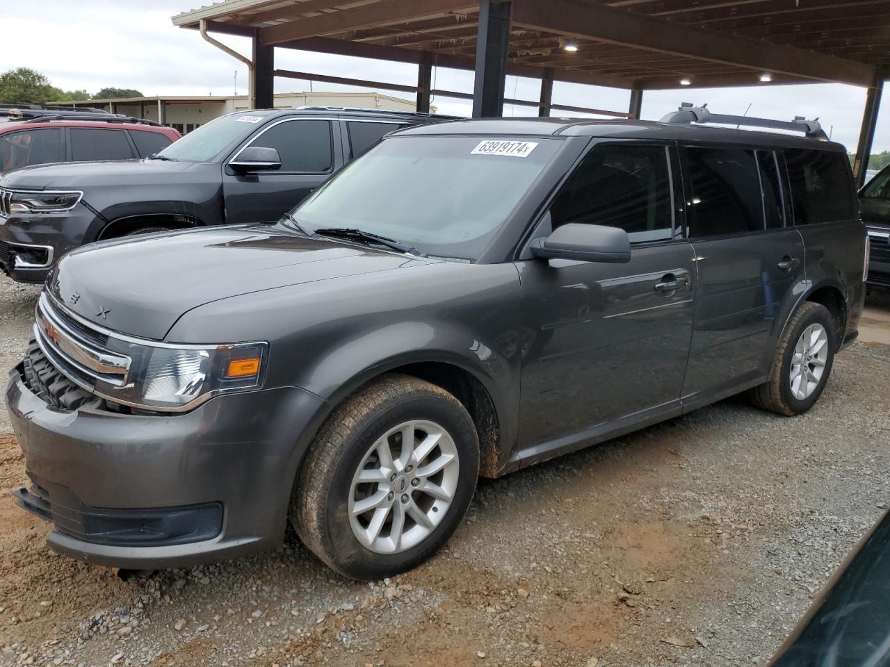 FORD FLEX SE 2015 black  gas 2FMGK5B87FBA22573 photo #1