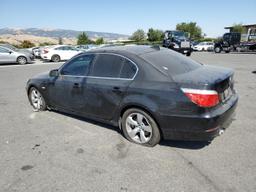 BMW 528 I 2008 black  gas WBANU53538CT11072 photo #3