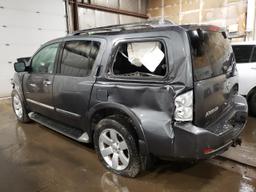 NISSAN ARMADA SV 2012 gray  flexible fuel 5N1BA0NC0CN611612 photo #3