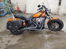 HARLEY-DAVIDSON FXDF DYNA 2014 orange  gas 1HD1GYM15EC328794 photo #2