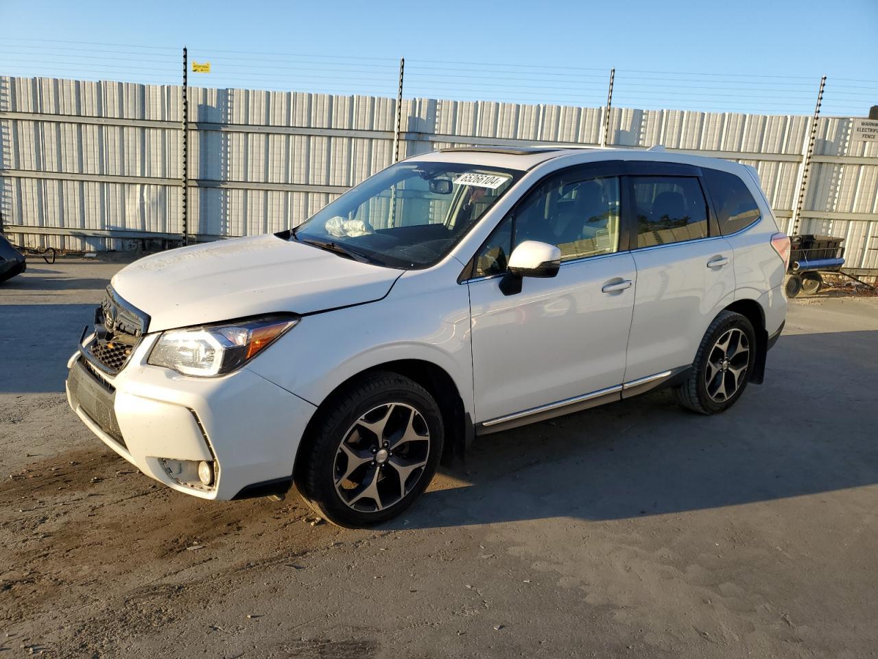 SUBARU FORESTER 2 2016 white  gas JF2SJGXC7GH514696 photo #1